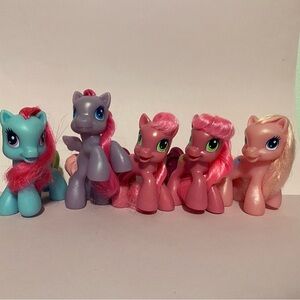 My Little Pony G3.5 Lot Of 5 McDonald’s Ponies 2009 Hasbro